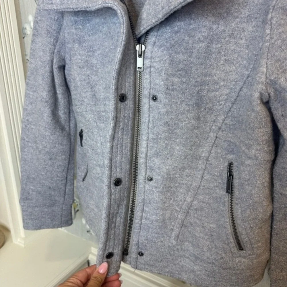 Banana Republic Gray Moto Jacket - Size XS - Picture 5 of 7